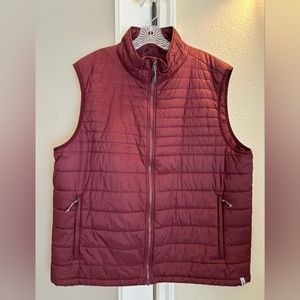 Lands End Maroon Vest